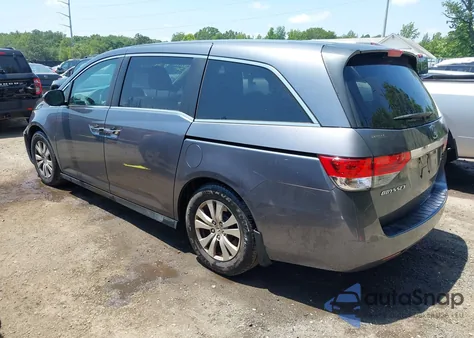 2014 Honda Odyssey Ex from USA, damaged, VIN 5FNRL5H40EB061554